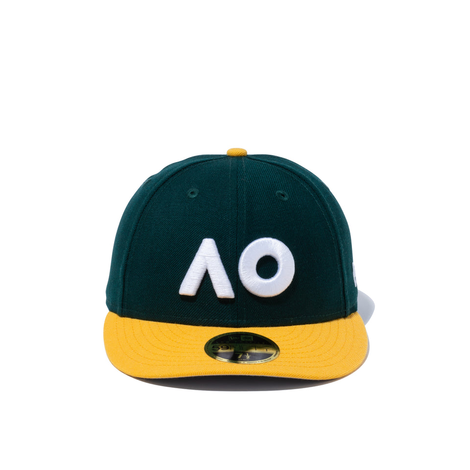 LP 59FIFTY Australian Open NEW ERA Exclusive ダークグリーン/Aゴールド