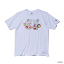 S/S RELAXED FIT COTTON TEE TAKASHI MURAKAMI KAIKAI KIKI WHITE