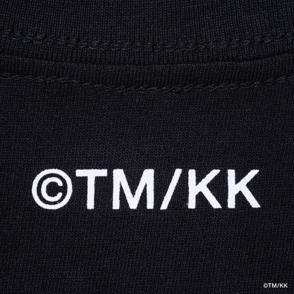 S/S RELAXED FIT COTTON TEE TAKASHI MURAKAMI FLAG BLACK