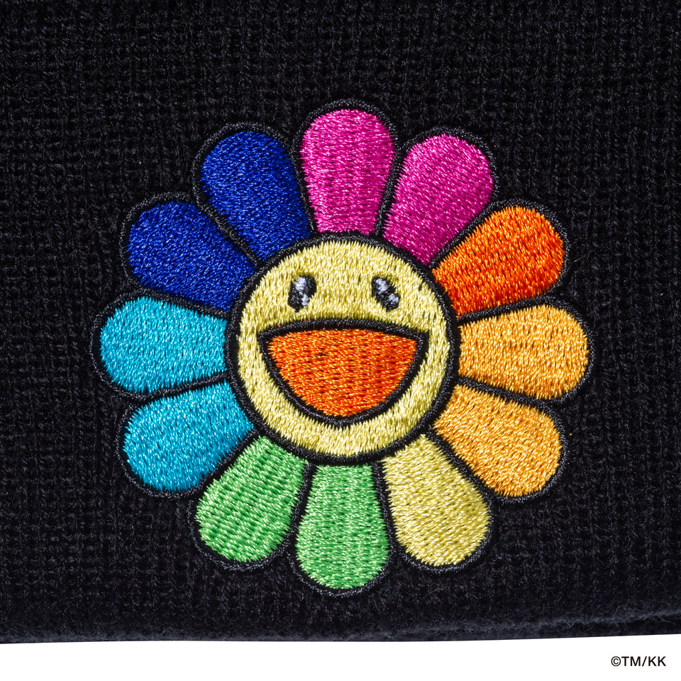 Basic Cuff Knit TAKASHI MURAKAMI FLOWER BLACK