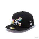 59FIFTY TAKASHI MURAKAMI FLOWER FLAG BLACK