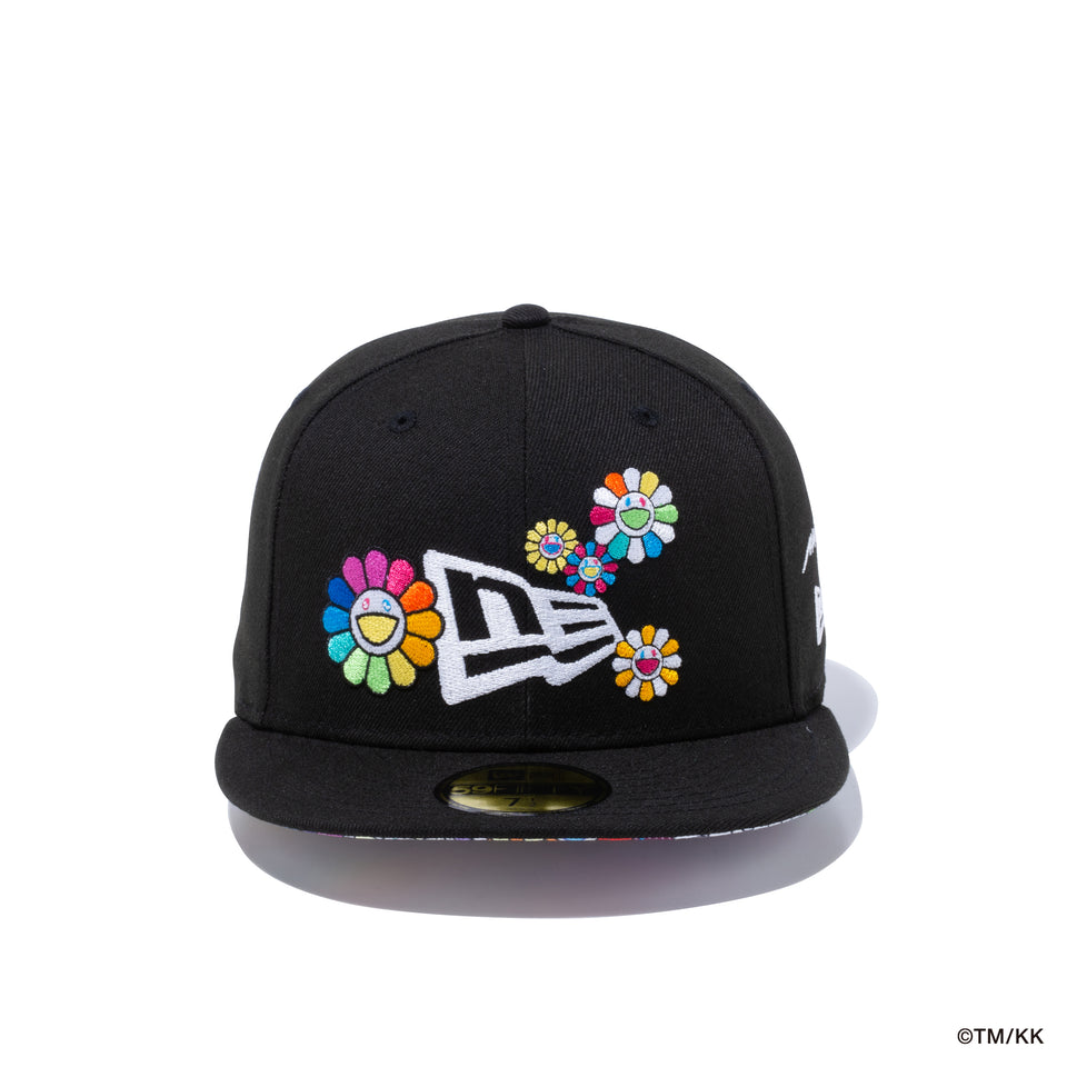 59FIFTY TAKASHI MURAKAMI FLOWER FLAG BLACK