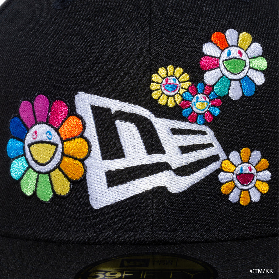 59FIFTY TAKASHI MURAKAMI FLOWER FLAG BLACK