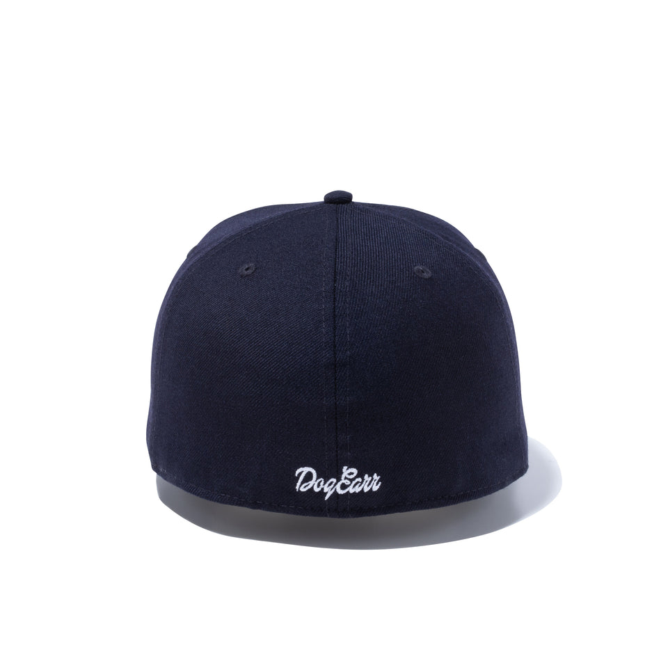 59FIFTY Dogear Records Dロゴ ネイビー グレーアンダーバイザー