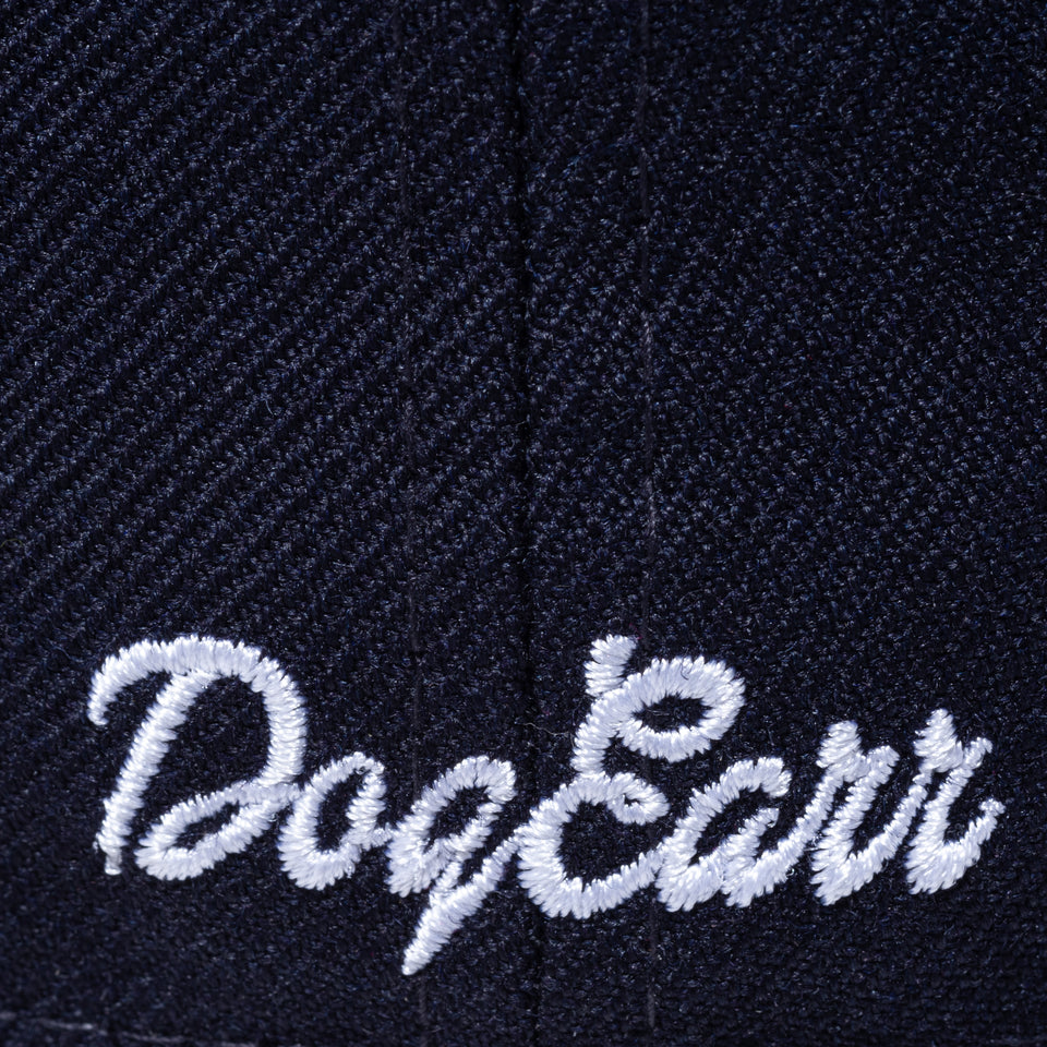 59FIFTY Dogear Records Dロゴ ネイビー グレーアンダーバイザー
