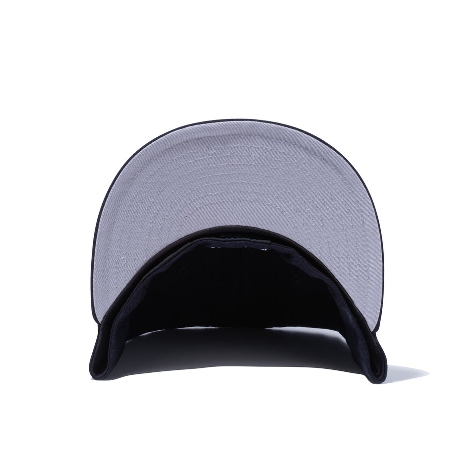 59FIFTY Dogear Records Dロゴ ネイビー グレーアンダーバイザー