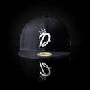 59FIFTY Dogear Records Dロゴ ネイビー グレーアンダーバイザー