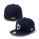 59FIFTY Dogear Records Dロゴ ネイビー グレーアンダーバイザー