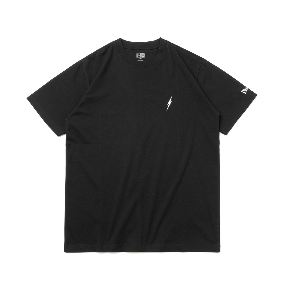 半袖 コットン Tシャツ LIGHTNING BOLT ライトニングボルト 稲妻 ブラック レギュラーフィット
