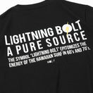 半袖 コットン Tシャツ LIGHTNING BOLT ライトニングボルト 稲妻 ブラック レギュラーフィット