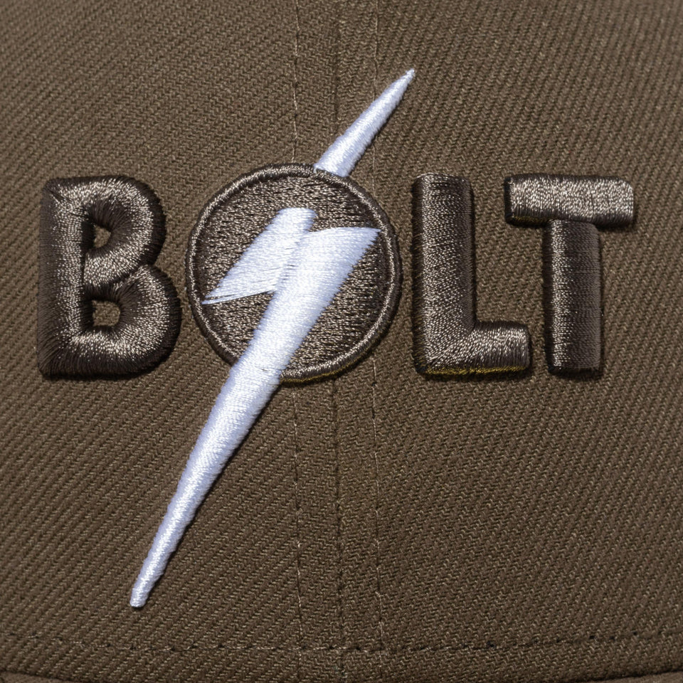 LP 59FIFTY LIGHTNING BOLT ライトニングボルト ブランドロゴ モス
