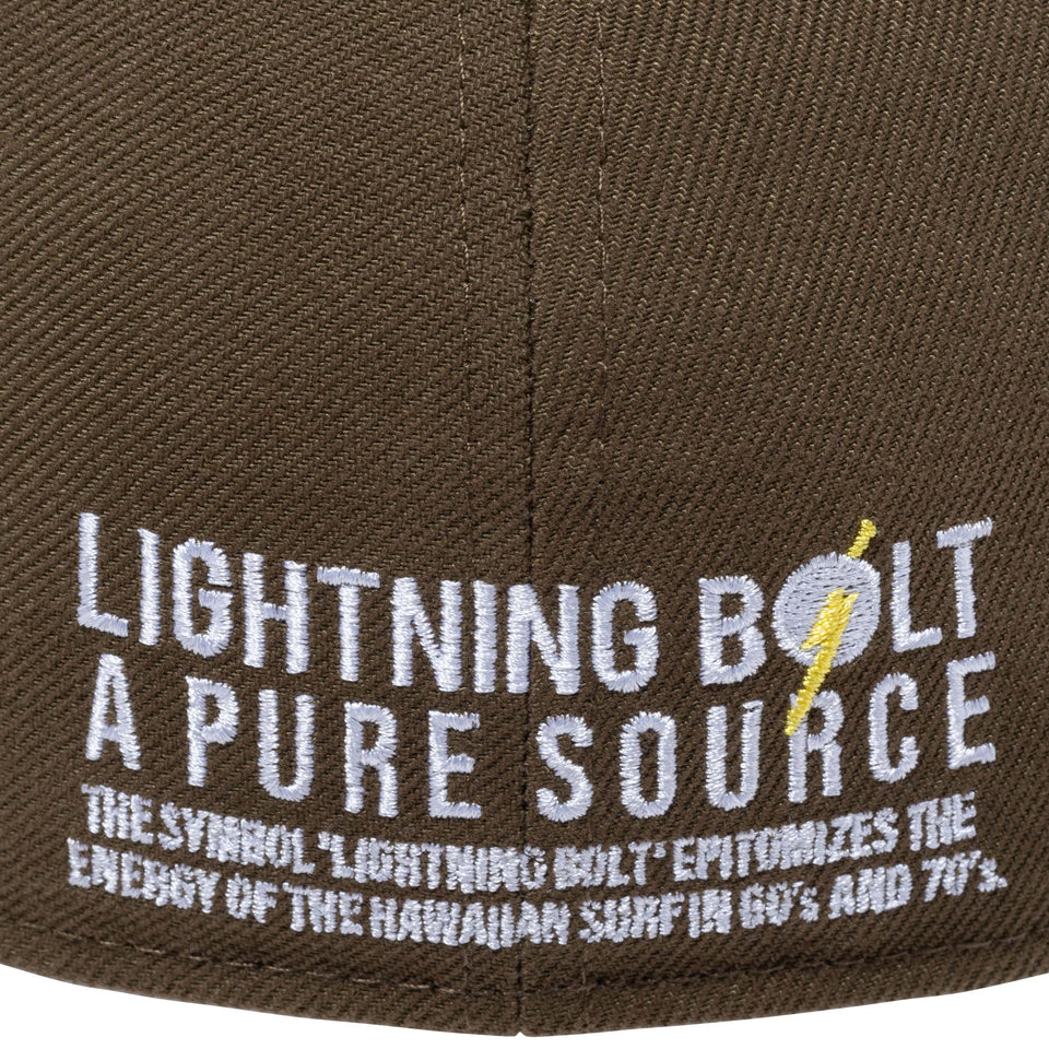 LP 59FIFTY LIGHTNING BOLT ライトニングボルト ブランドロゴ モス
