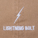 カジュアルクラシック LIGHTNING BOLT ライトニングボルト ブランドネーム カーキ