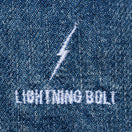 バケット01 LIGHTNING BOLT ライトニングボルト ブランドネーム ウォッシュドデニム