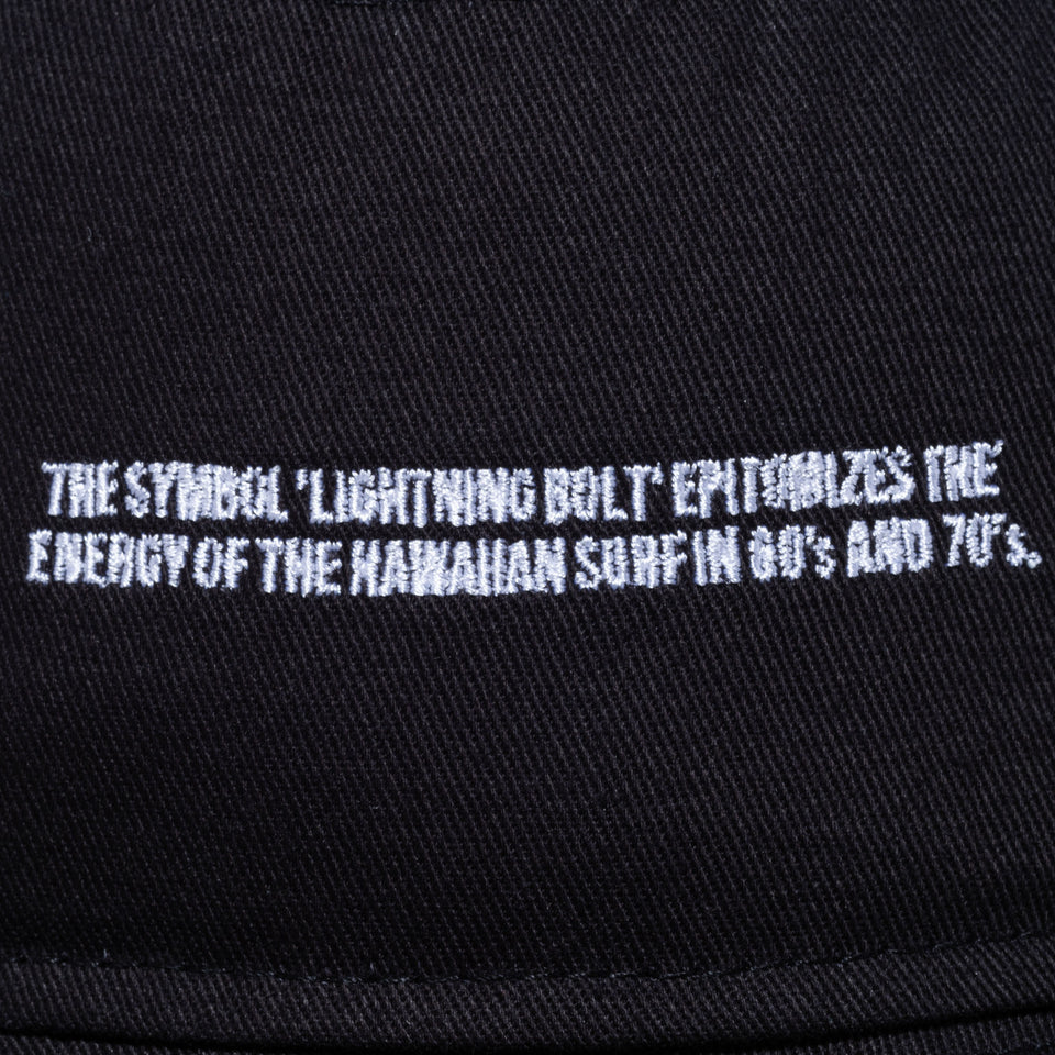 バケット01 LIGHTNING BOLT ライトニングボルト ブランドネーム ブラック