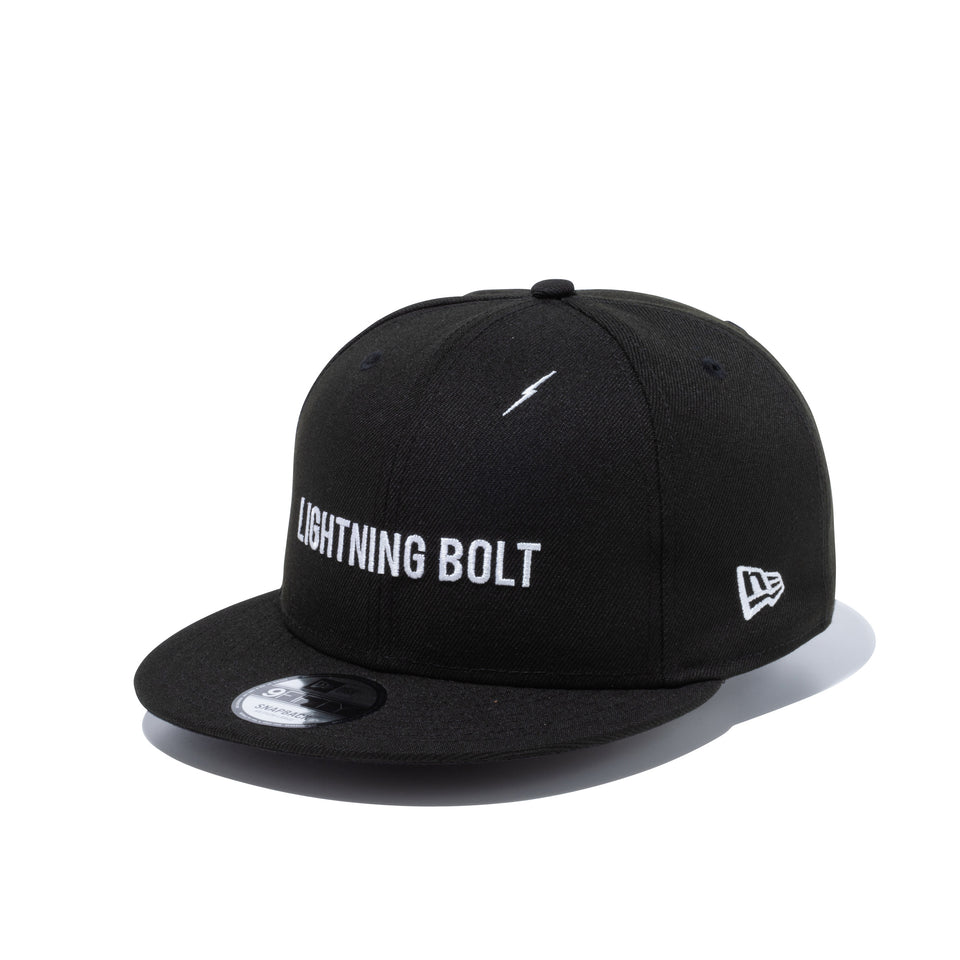 9FIFTY LIGHTNING BOLT ライトニングボルト ブランドネーム ブラック