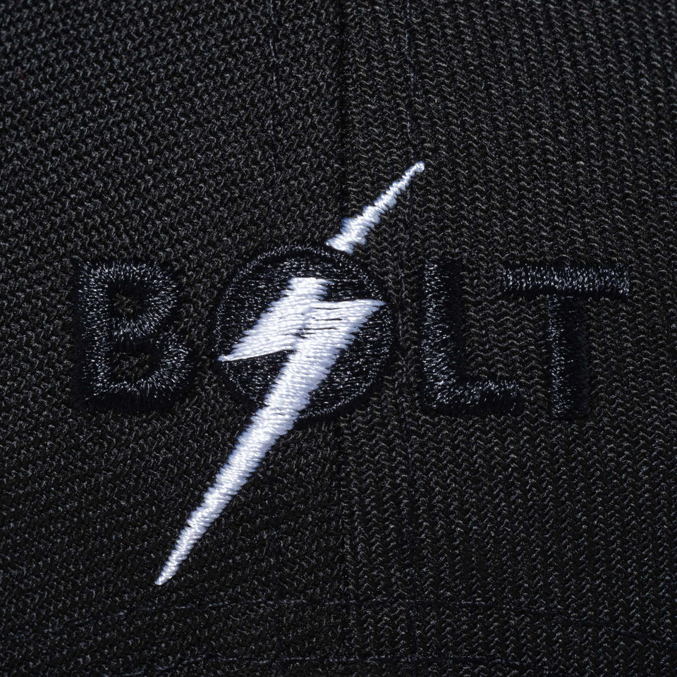 9FIFTY LIGHTNING BOLT ライトニングボルト ブランドネーム ブラック