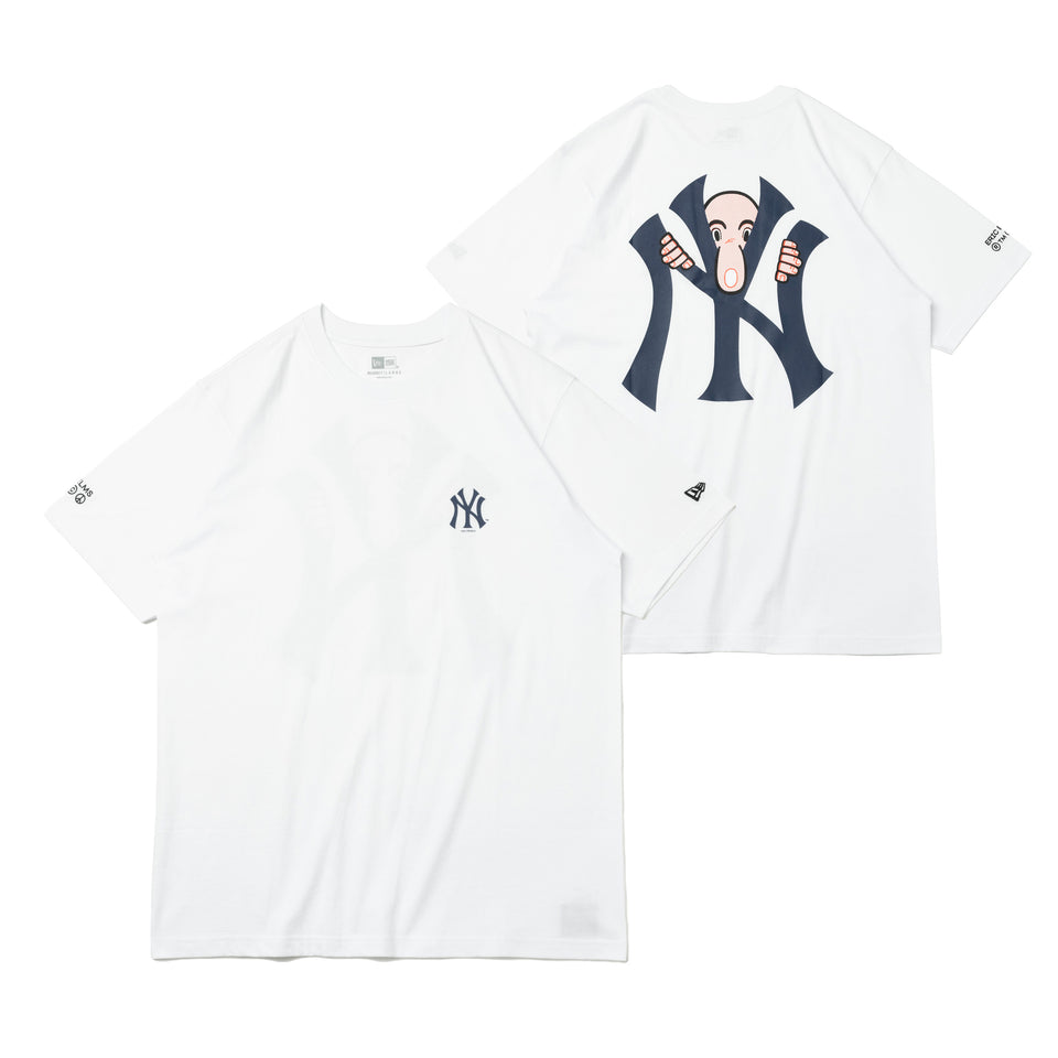 半袖 コットン Tシャツ ニューヨーク・ヤンキース ERIC ELMS エリック・エルムス キルロイ ホワイト リラックスフィット