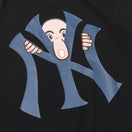 半袖 コットン Tシャツ ニューヨーク・ヤンキース ERIC ELMS エリック・エルムス キルロイ ブラック リラックスフィット