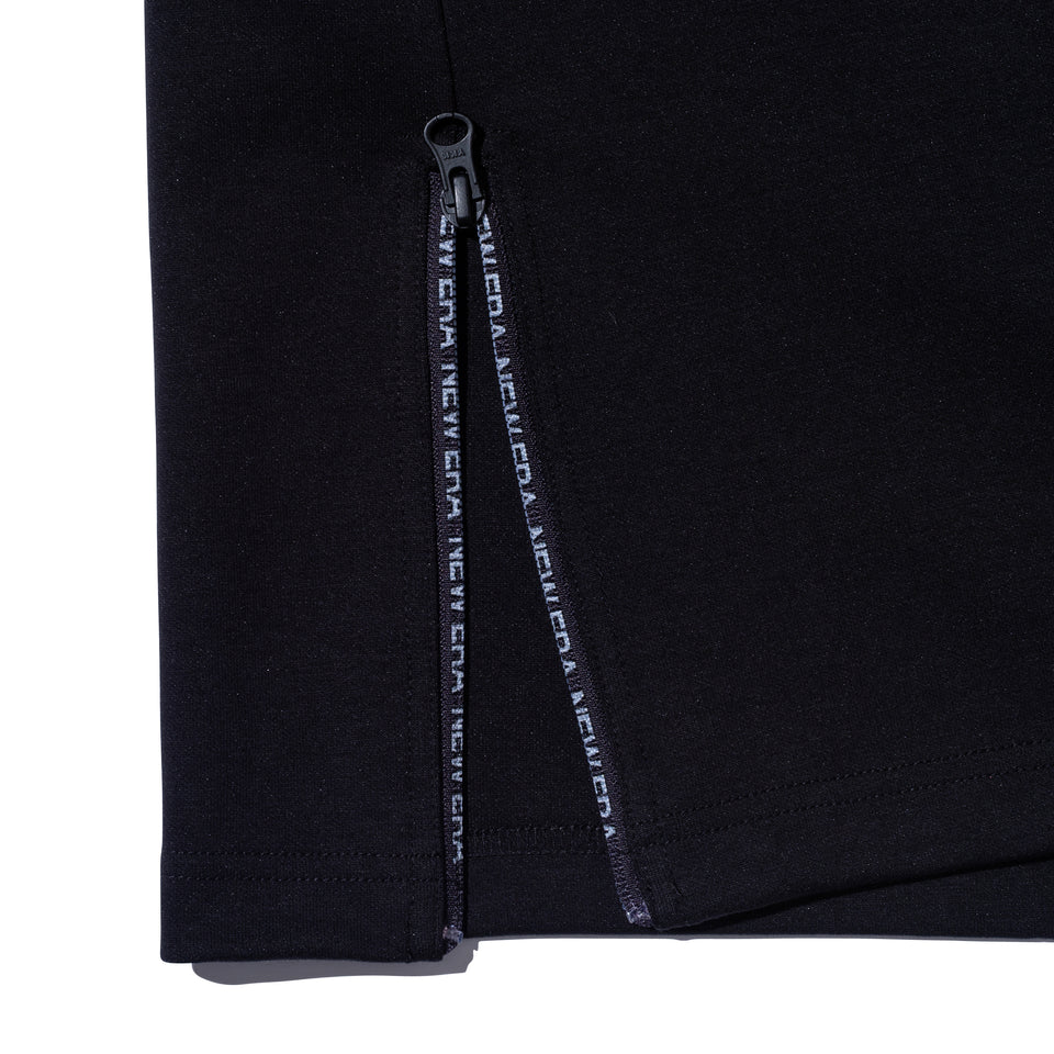 半袖 サイドジップ ポンチ Tシャツ NEW ERA BLACK LABEL ブラック