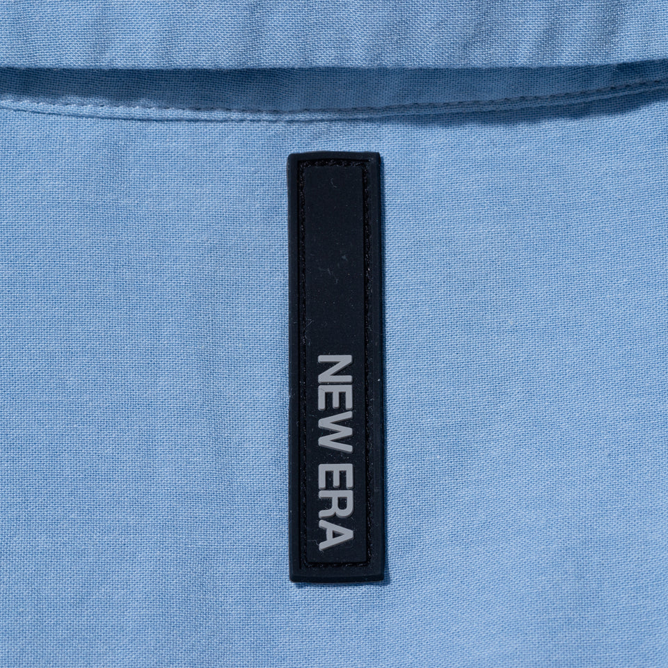 半袖 オープンカラーシャツ NEW ERA BLACK LABEL ブルー