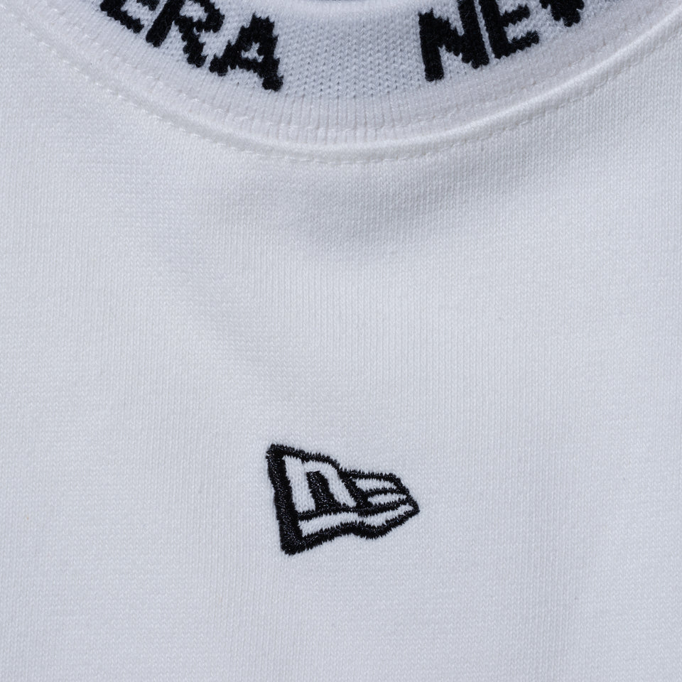 半袖 ジャカードネック ヘビーウェイト Tシャツ NEW ERA BLACK LABEL ホワイト ビッグシルエット