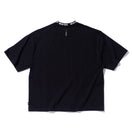 半袖 ジャカードネック ヘビーウェイト Tシャツ NEW ERA BLACK LABEL ブラック ビッグシルエット