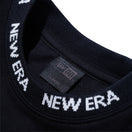 半袖 ジャカードネック ヘビーウェイト Tシャツ NEW ERA BLACK LABEL ブラック ビッグシルエット
