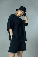 ポンチ ショートパンツ NEW ERA BLACK LABEL ブラック