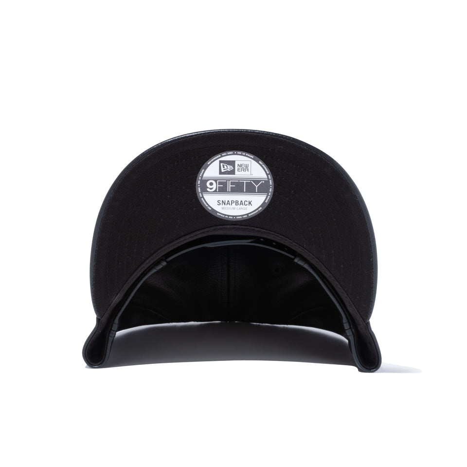 9FIFTY AYA シンセティックレザー ゴールドプレート ブラック