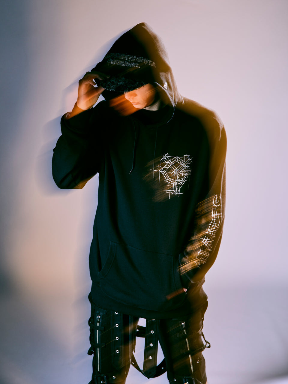 裏毛 スウェット プルオーバーフーディー 読売ジャイアンツ x TAKAHIROMIYASHITATheSoloist. x NEW ERA ブラック/ホワイト