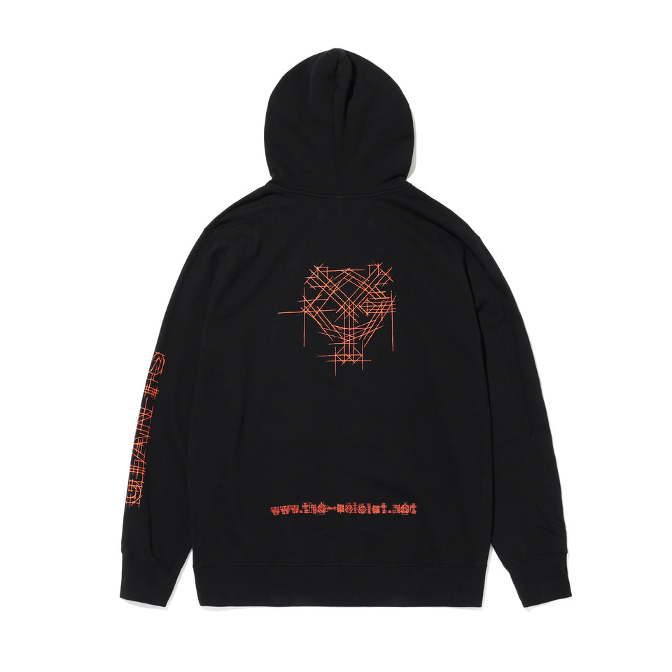 裏毛 スウェット プルオーバーフーディー 読売ジャイアンツ x TAKAHIROMIYASHITATheSoloist. x NEW ERA ブラック/オレンジ