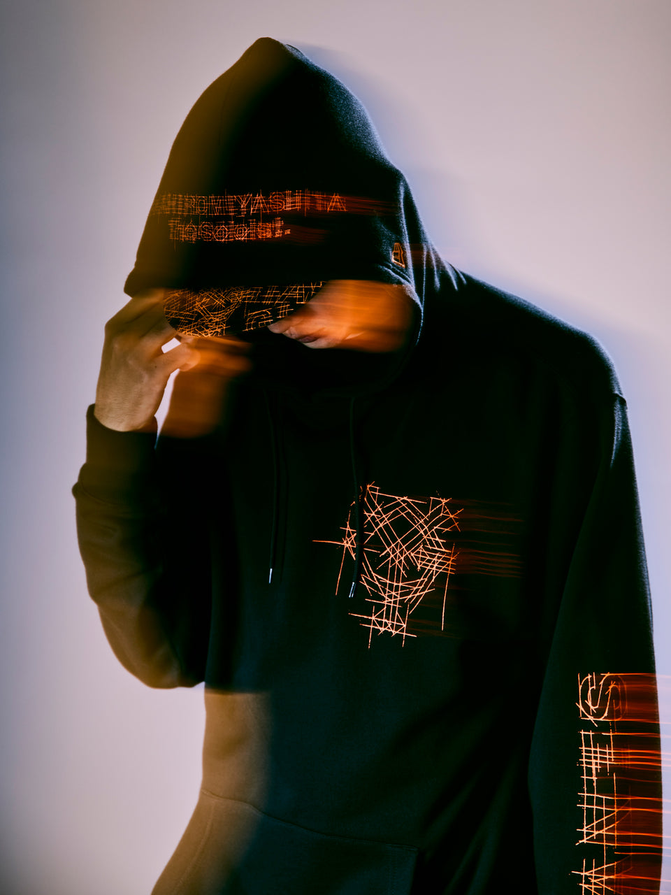 裏毛 スウェット プルオーバーフーディー 読売ジャイアンツ x TAKAHIROMIYASHITATheSoloist. x NEW ERA ブラック/オレンジ