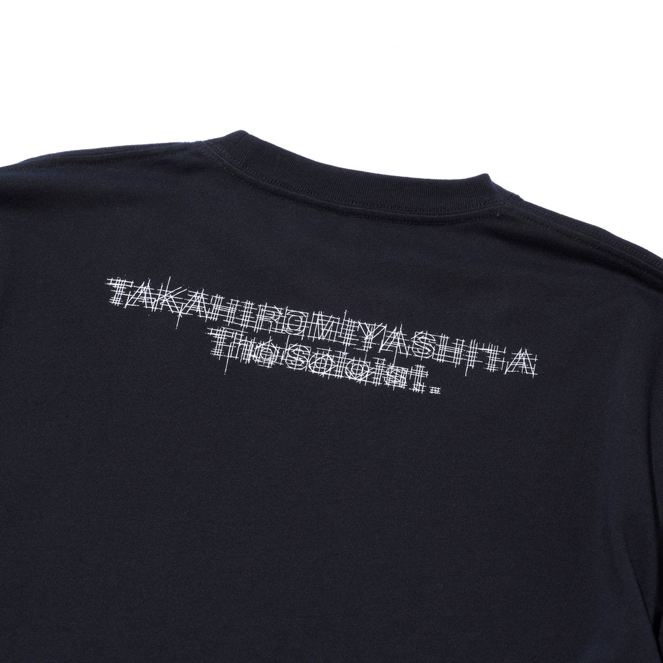 長袖 コットン Tシャツ 読売ジャイアンツ x TAKAHIROMIYASHITATheSoloist. x NEW ERA ブラック/ホワイト レギュラーフィット
