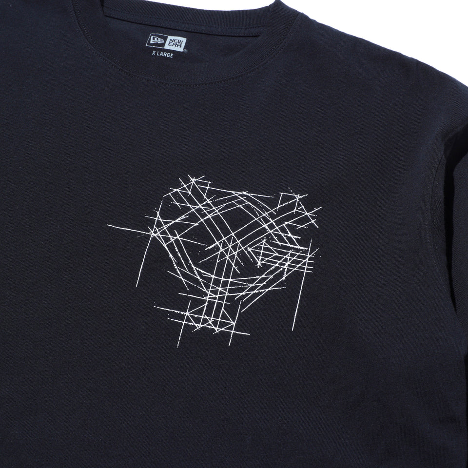 長袖 コットン Tシャツ 読売ジャイアンツ x TAKAHIROMIYASHITATheSoloist. x NEW ERA ブラック/ホワイト レギュラーフィット