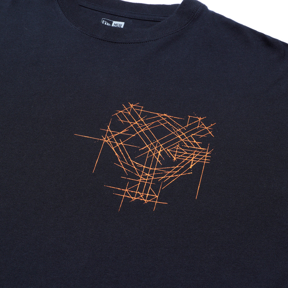 長袖 コットン Tシャツ 読売ジャイアンツ x TAKAHIROMIYASHITATheSoloist. x NEW ERA ブラック/オレンジ レギュラーフィット