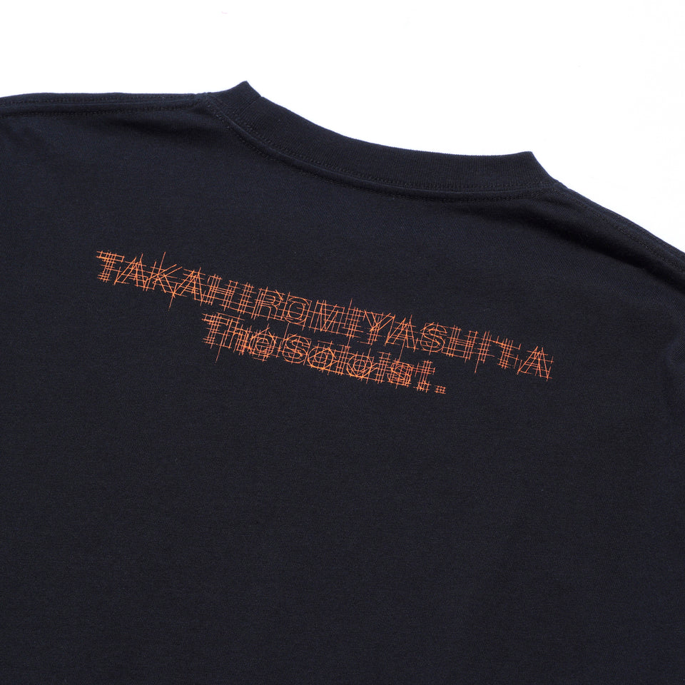 長袖 コットン Tシャツ 読売ジャイアンツ x TAKAHIROMIYASHITATheSoloist. x NEW ERA ブラック/オレンジ レギュラーフィット
