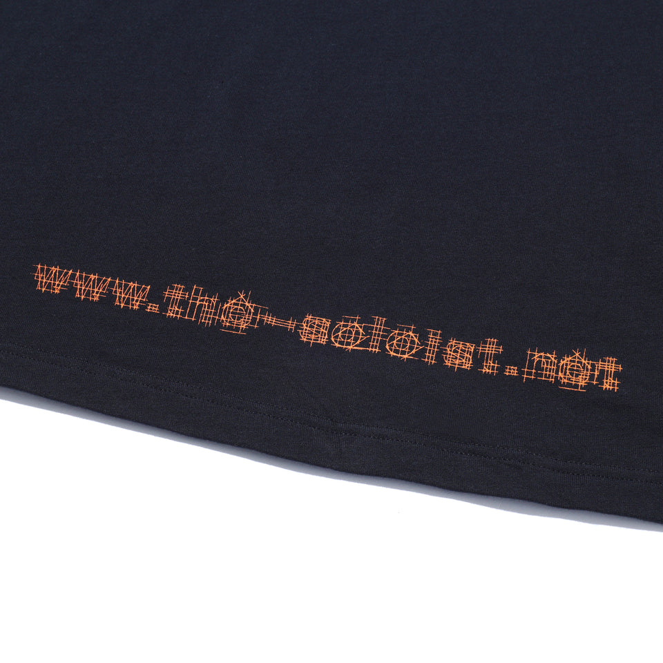 長袖 コットン Tシャツ 読売ジャイアンツ x TAKAHIROMIYASHITATheSoloist. x NEW ERA ブラック/オレンジ レギュラーフィット