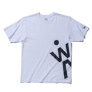 半袖 コットン Tシャツ AYA ホワイト × ブラック リラックスフィット
