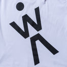 半袖 コットン Tシャツ AYA ホワイト × ブラック リラックスフィット
