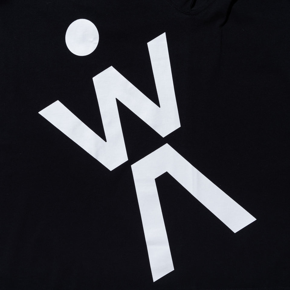 半袖 コットン Tシャツ AYA ブラック × ホワイト リラックスフィット