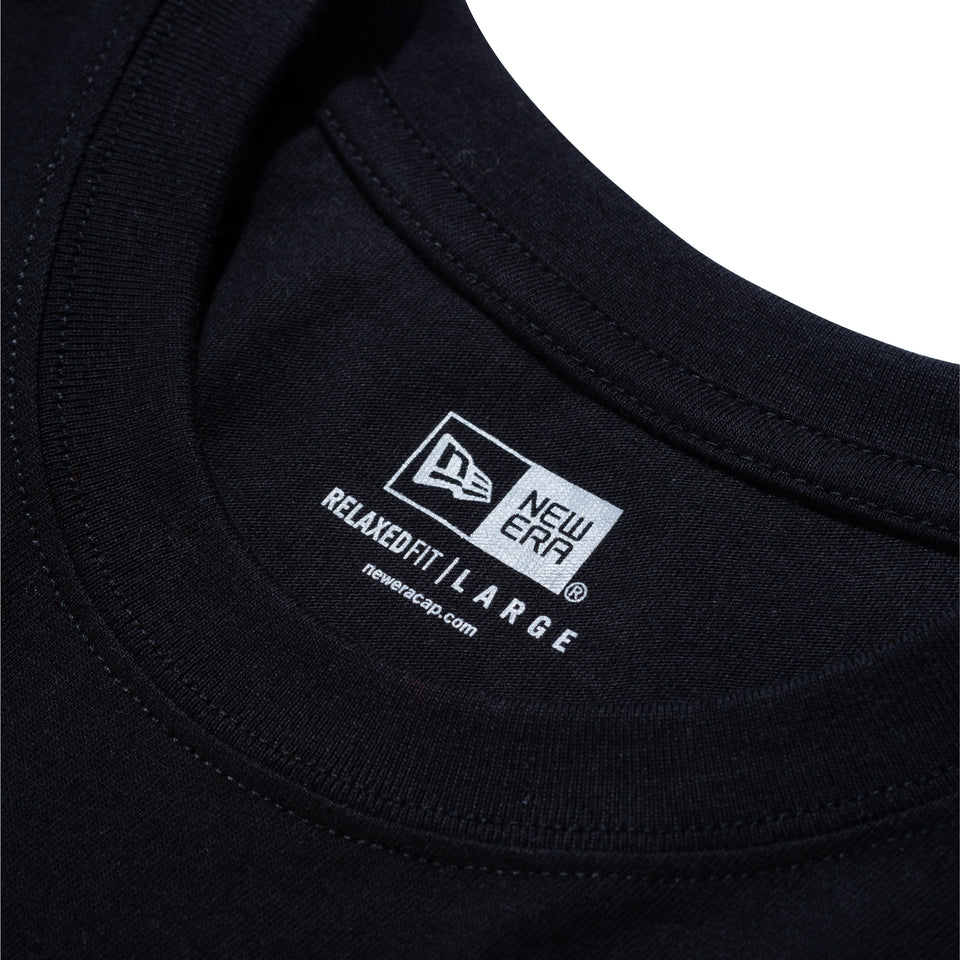 半袖 コットン Tシャツ AYA ブラック × ホワイト リラックスフィット