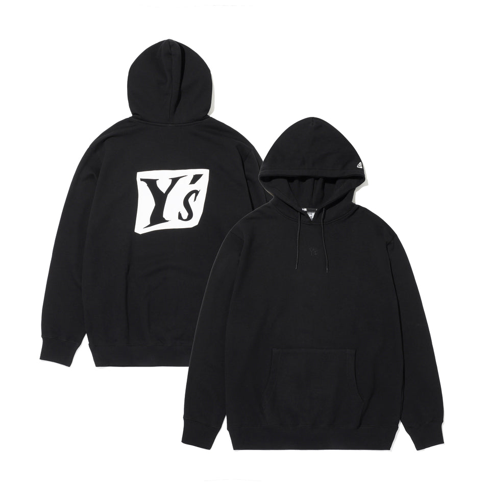 裏毛 プルオーバーフーディー Y's SS22 アイコン ブラック
