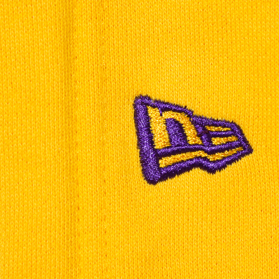 裏毛 スウェット プルオーバーフーディー XLARGE x NBA ロサンゼルス・レイカーズ イエロー