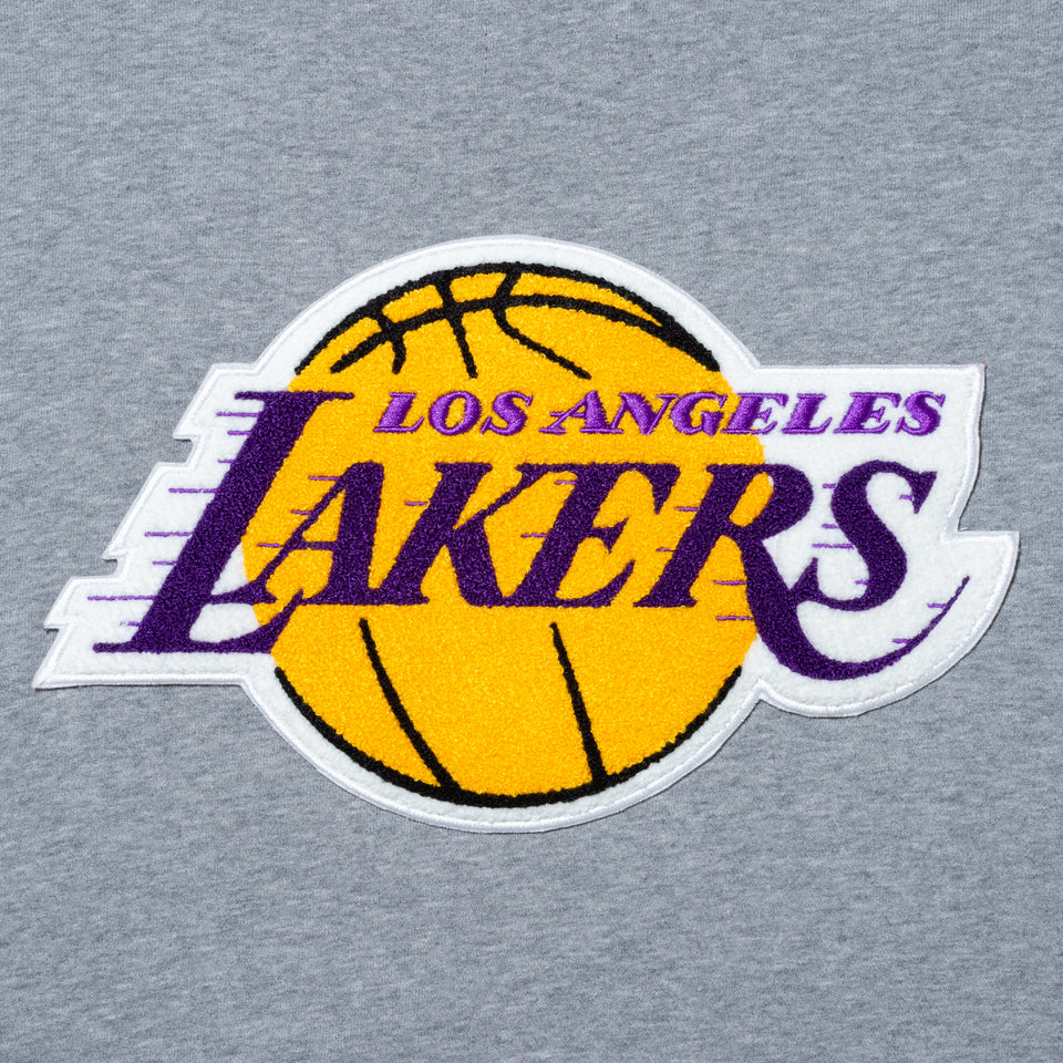 裏毛 スウェット プルオーバーフーディー XLARGE x NBA ロサンゼルス・レイカーズ グレー