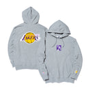 裏毛 スウェット プルオーバーフーディー XLARGE x NBA ロサンゼルス・レイカーズ グレー