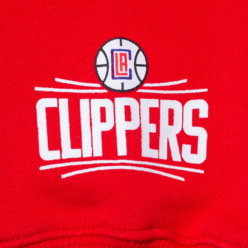 裏毛 スウェット プルオーバーフーディー XLARGE x NBA ロサンゼルス・クリッパーズ レッド