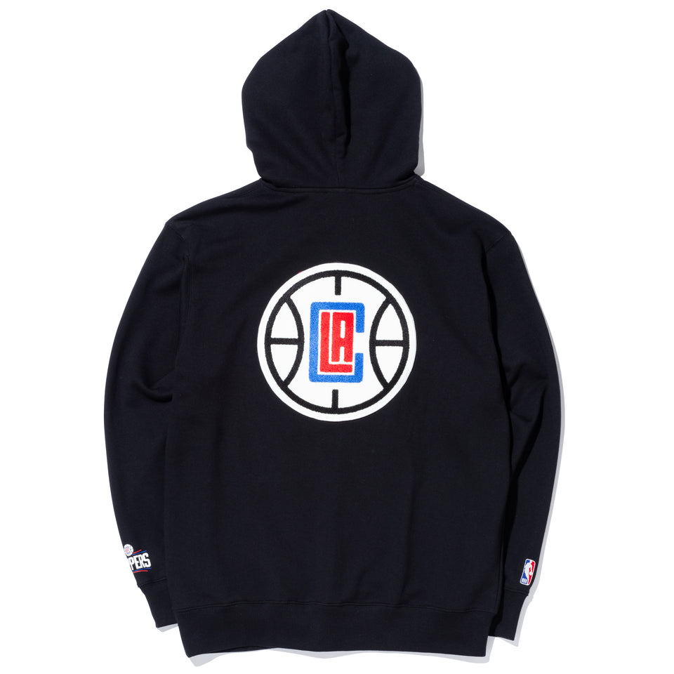 裏毛 スウェット プルオーバーフーディー XLARGE x NBA ロサンゼルス・クリッパーズ ブラック