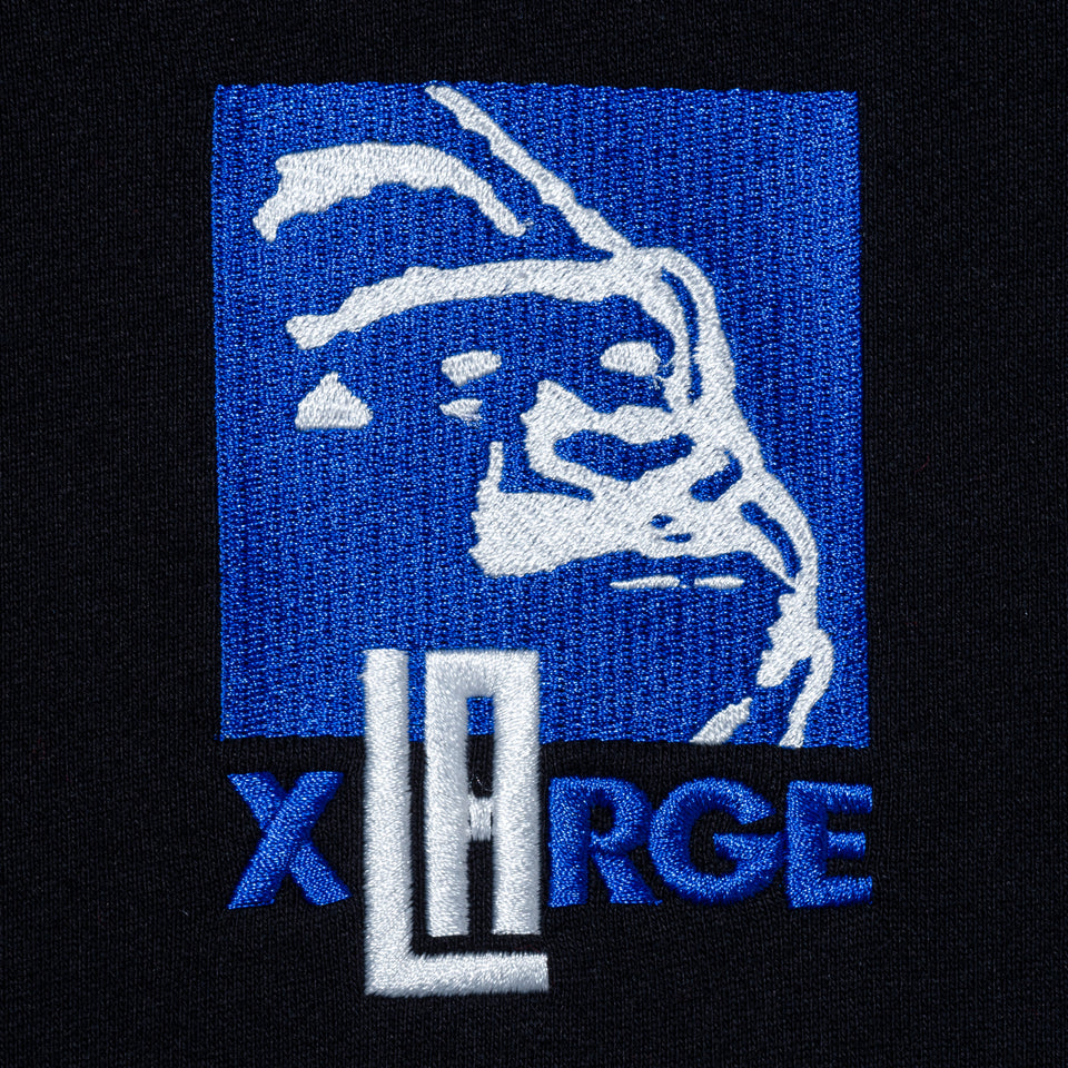 裏毛 スウェット プルオーバーフーディー XLARGE x NBA ロサンゼルス・クリッパーズ ブラック