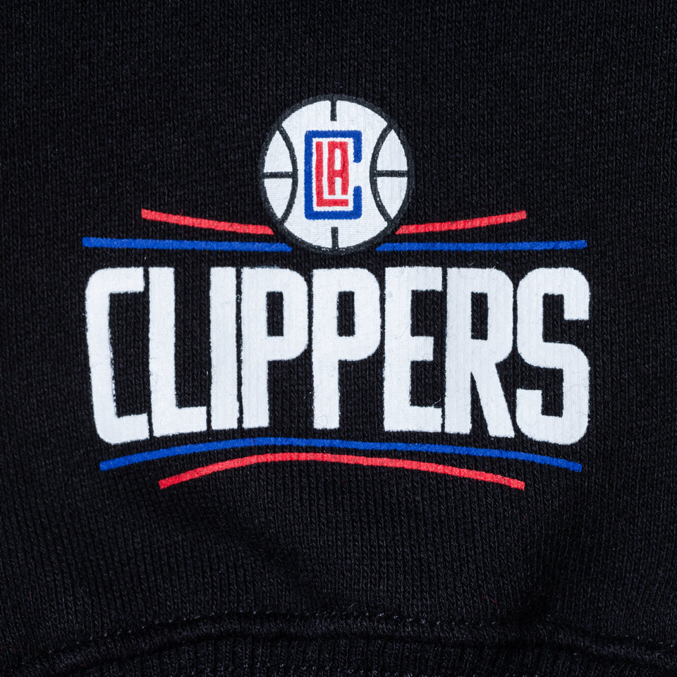裏毛 スウェット プルオーバーフーディー XLARGE x NBA ロサンゼルス・クリッパーズ ブラック
